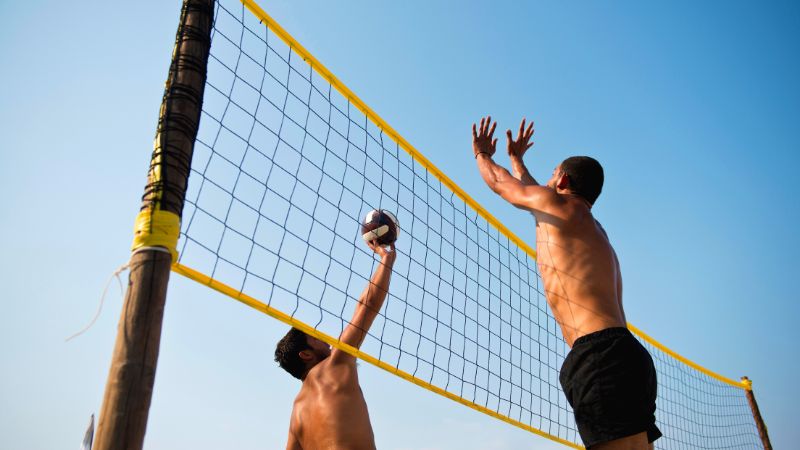 Beachvolleyball and other sports at the grand palace in hurghada
