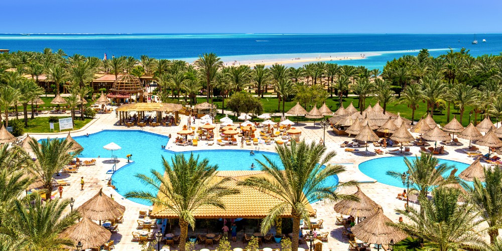 The Region of hurghada with red sea and allinclusive